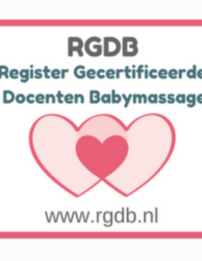 Opleiding gevolgd aan rgdb Babymassage docente arlette dijkstra