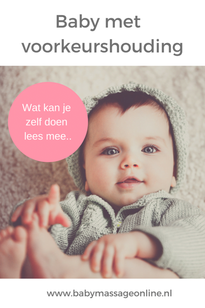 Voorkeurshouding baby wat kan je er aan doen? Lees de tips hier!